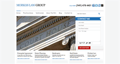 Desktop Screenshot of morkoslaw.com